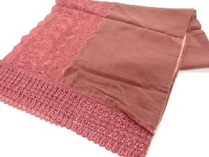 リサイクル　ビロードレース花模様ショール